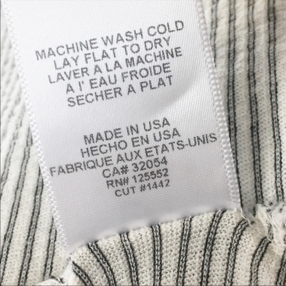 VCUG | Anthropologie Dolan Henley Stripped Top M - Picture 8 of 8